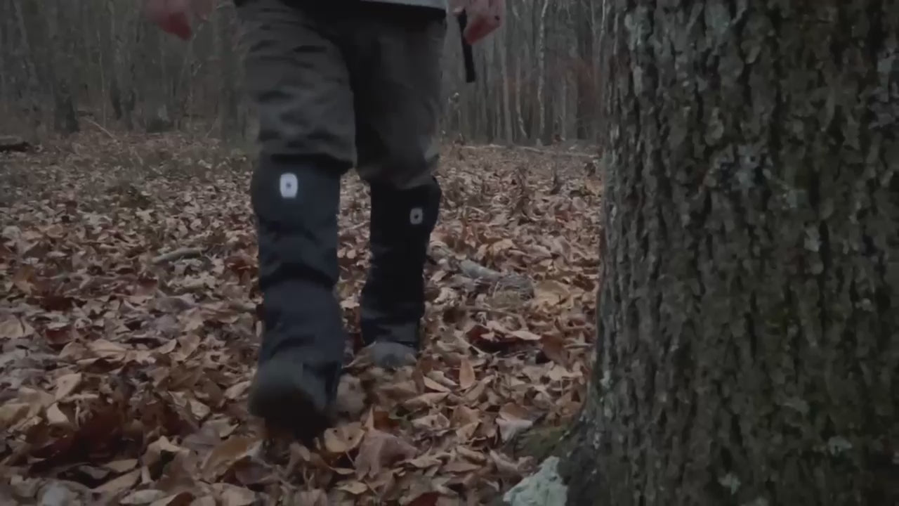 Load video: Pike Trail x NightHawk Pro Gear Illuminated Leg Gaiter