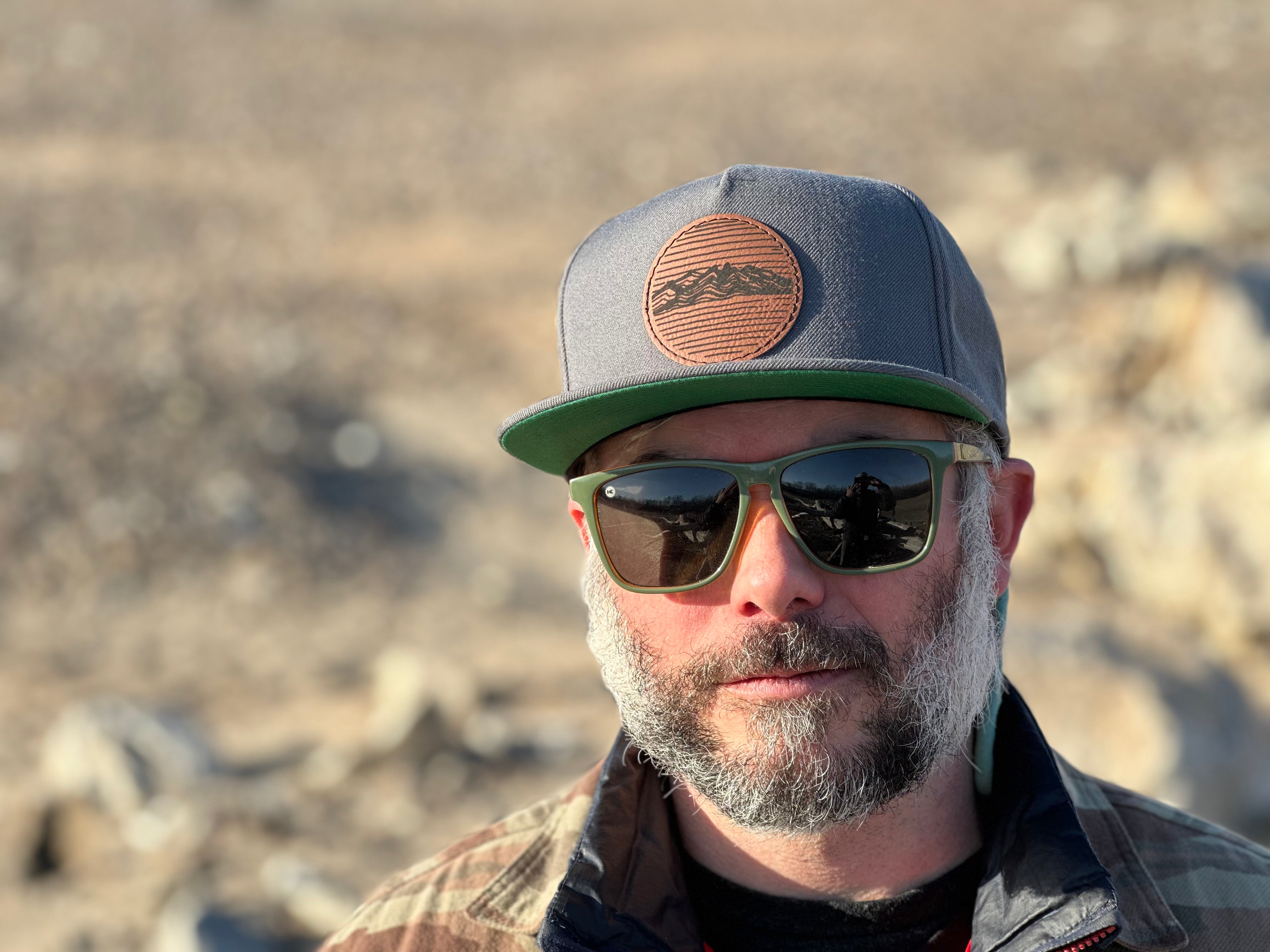 Pike Trail Rawhide Leather Patch Hats