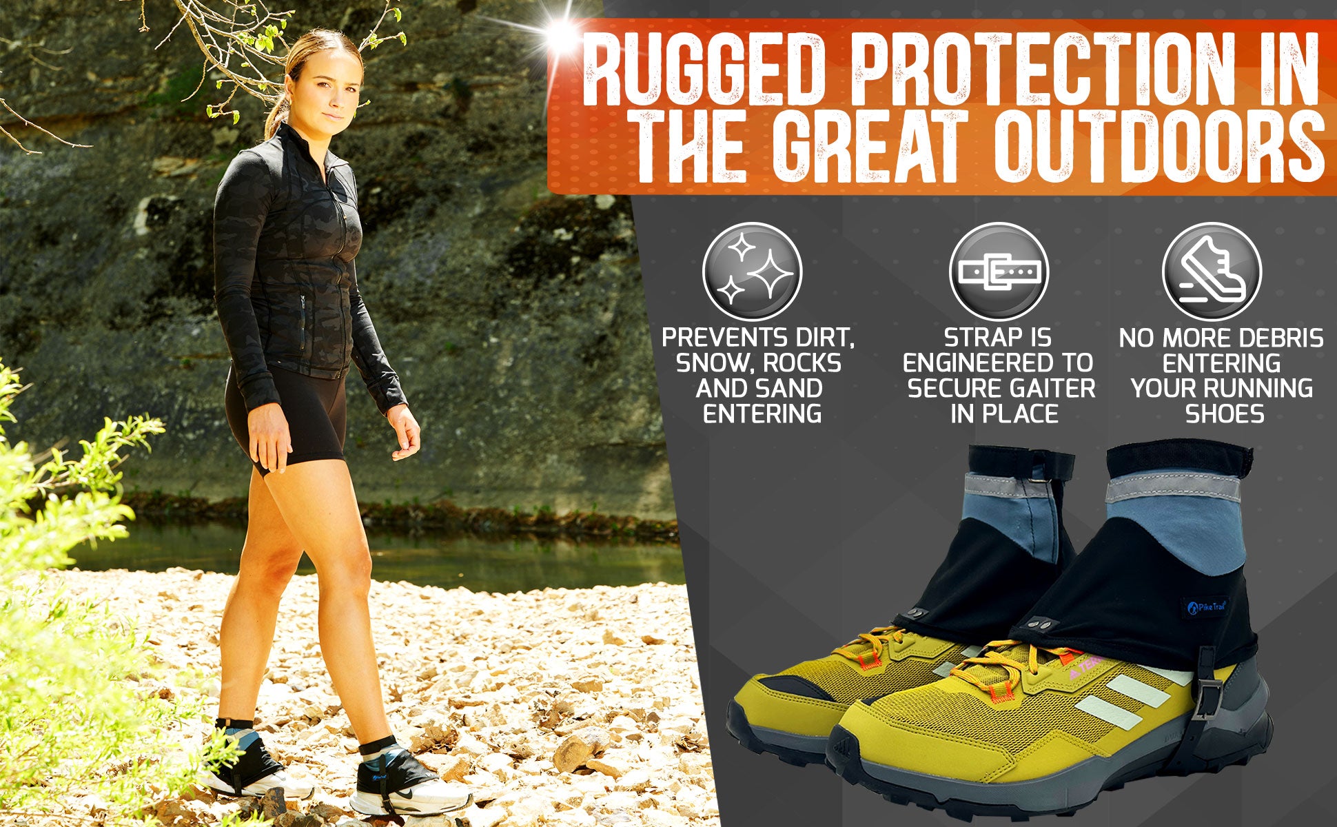 Pike Trail Running Gaiters