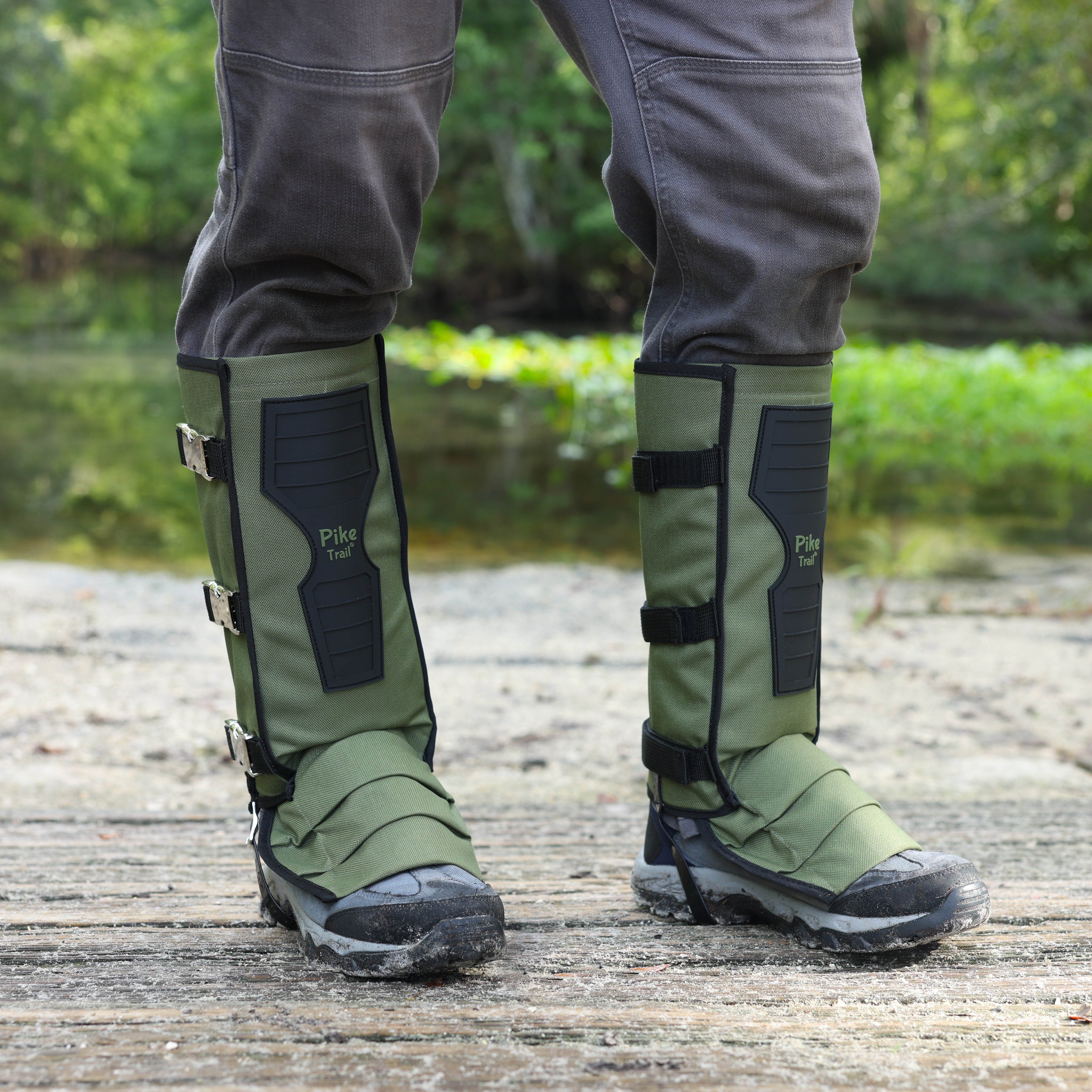 Pike Trail Snake Gaiters Leg Guards — snake-bite-resistant lower leg protection for hiking and hunting, product photo 6