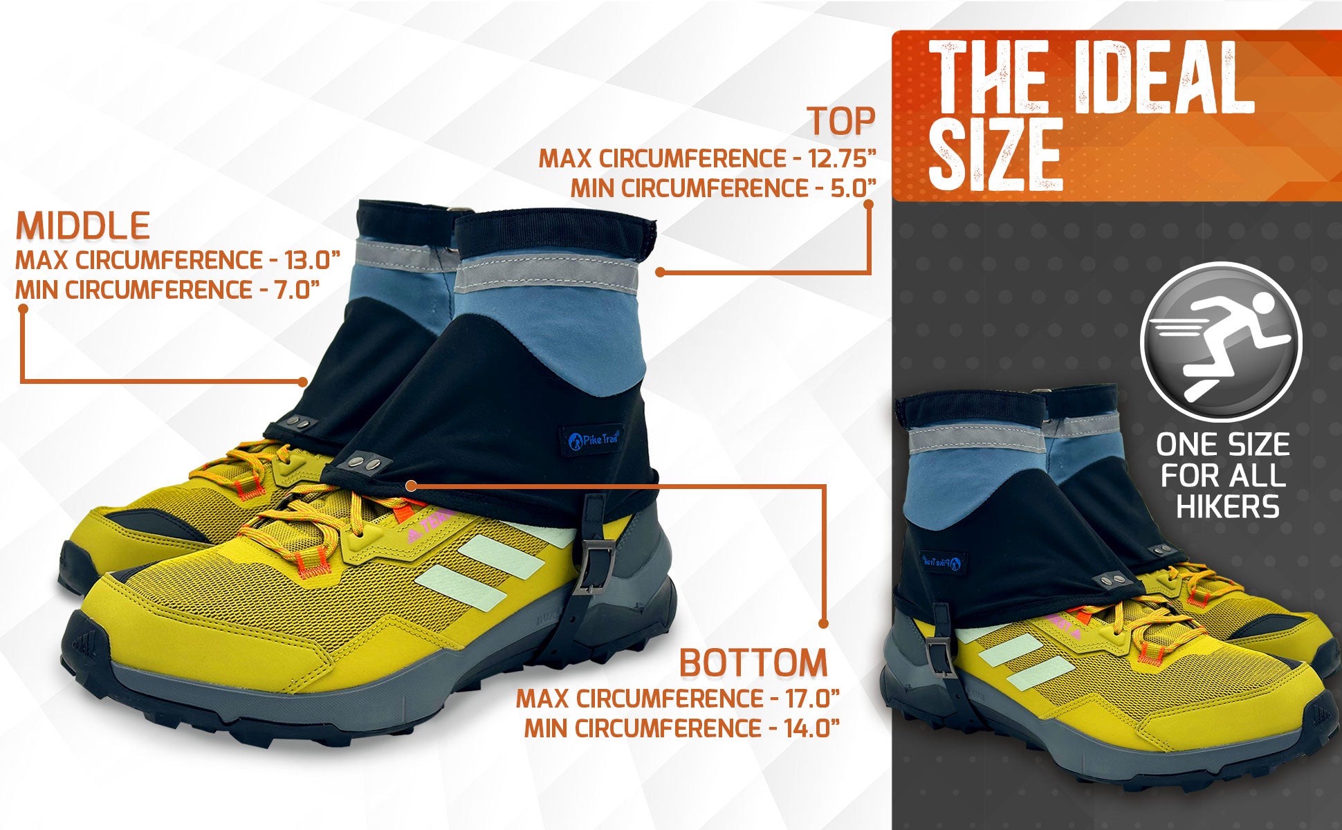 Pike Trail Running Gaiters