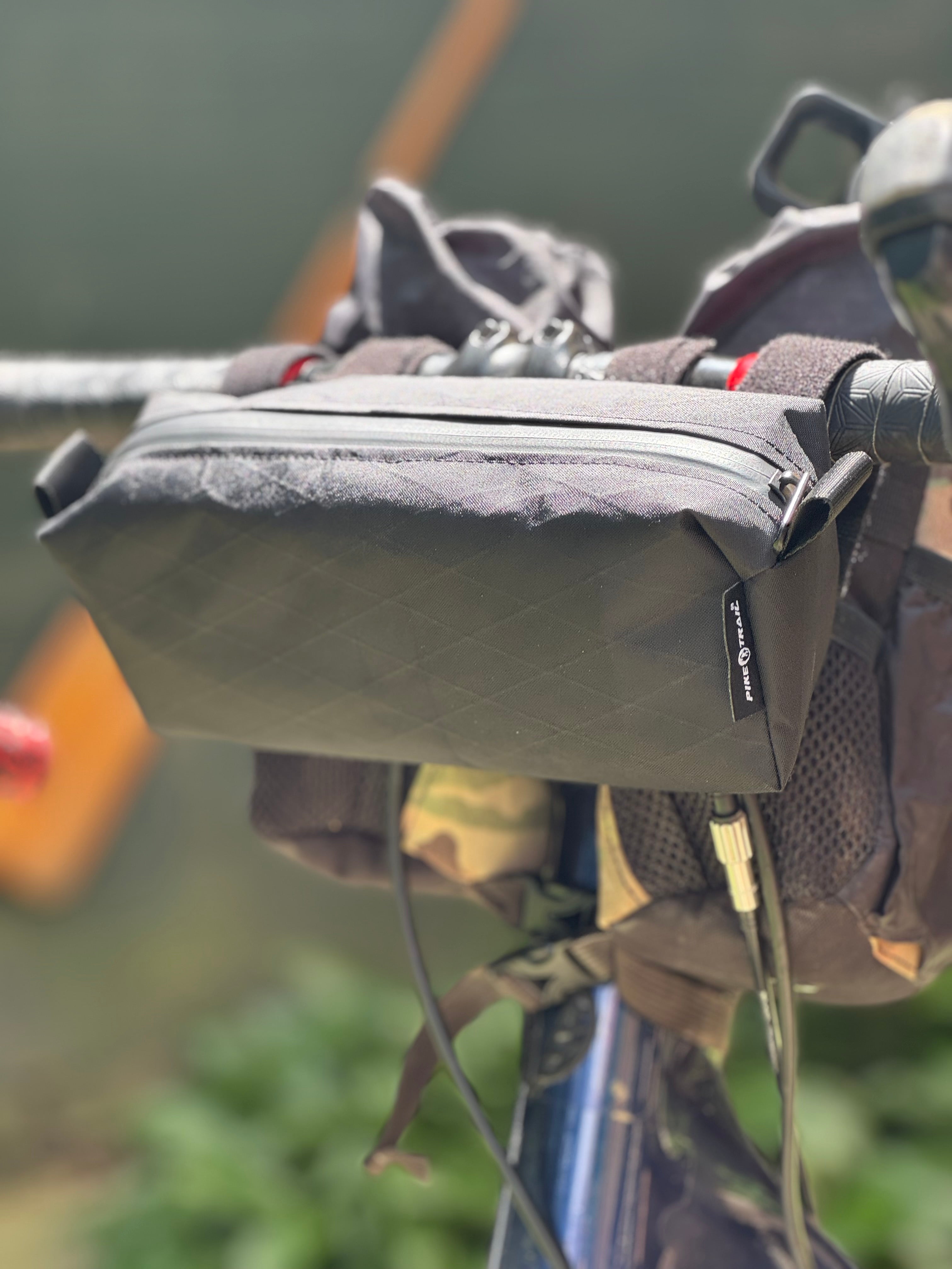 アクセサリー FAIRWEATHER road bar bag (x-pac gray) FAIRWEATHER* road bar bag (x-pac gray) - BLUE LUG ONLINE STORE