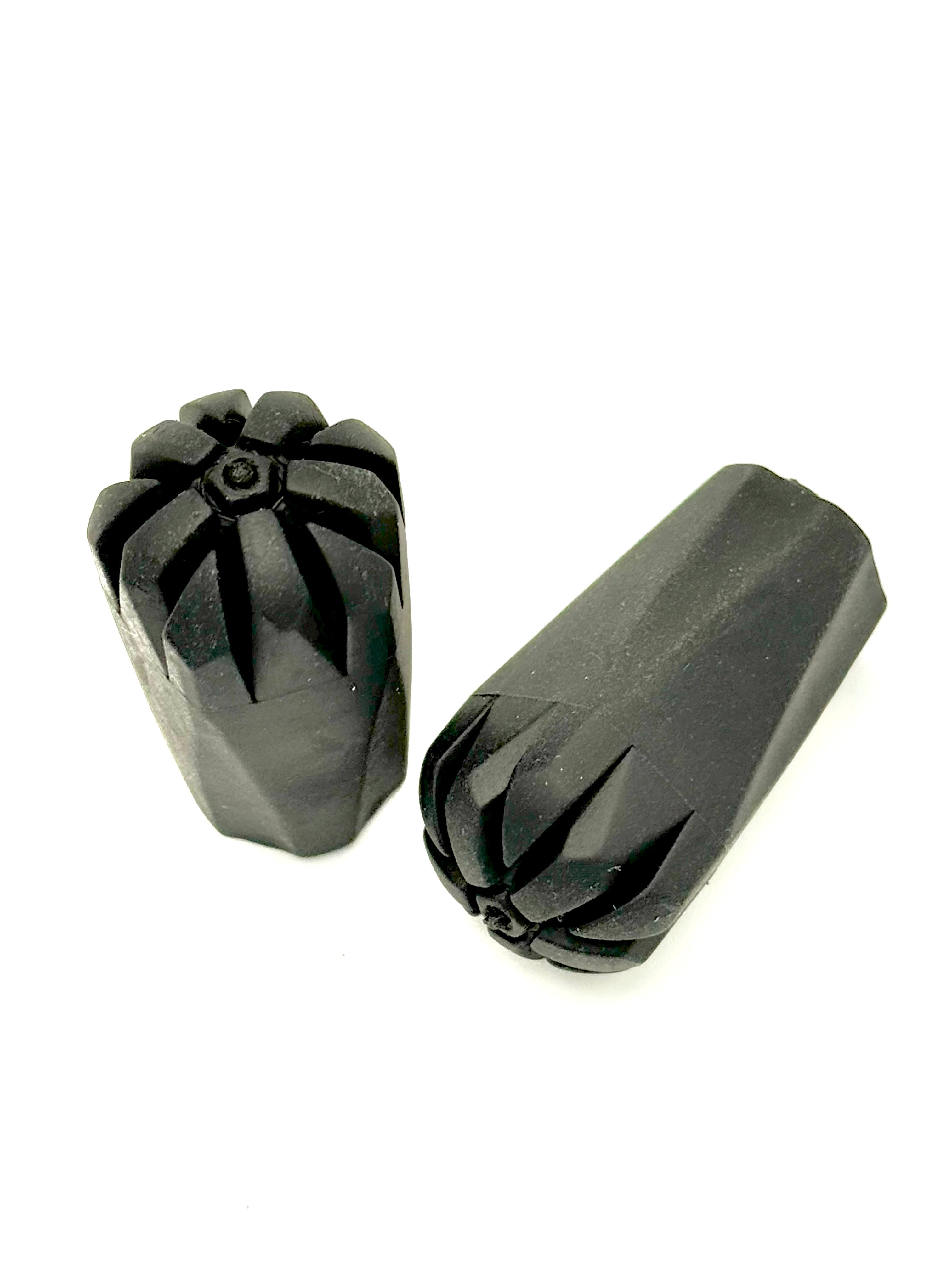 Extra Thick and Wear Resisting Rubber Tips for Trekking Poles, Hiking Sticks, Hiking Poles and Nordic Walking Poles