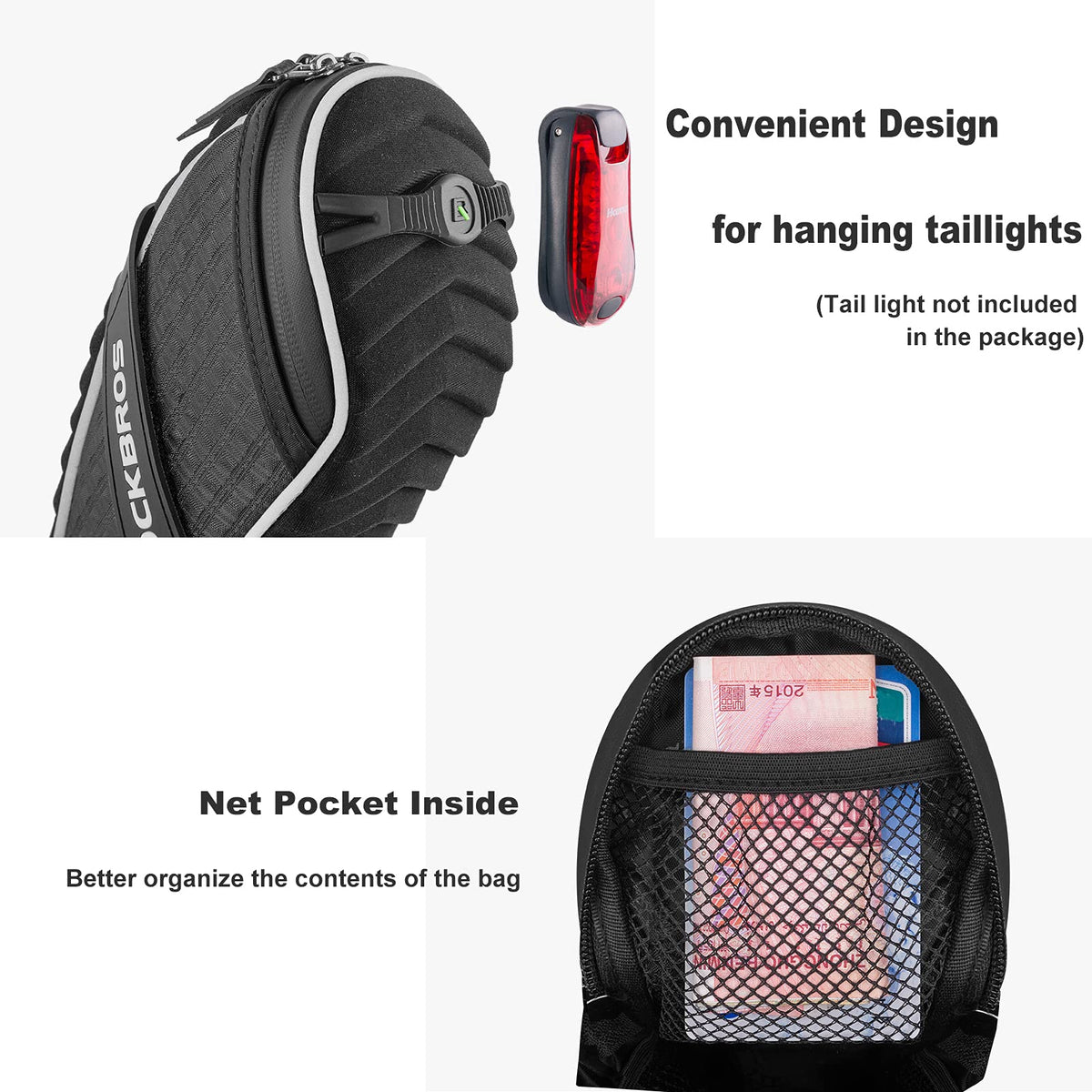 Shell Riding Bag 3D Shell Bike Saddle Bag Under Seat Storage Pack – Pike Trail