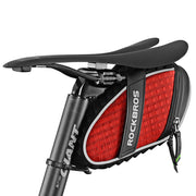 3D Shell Bike Saddle Bag Under Seat Storage Pack