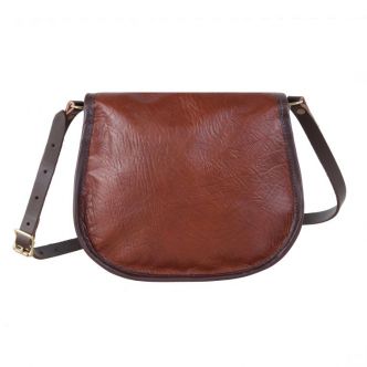 Bison Leather Medium Shell Purse