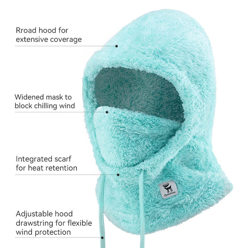 Qunature Fleece Balaclava Hood