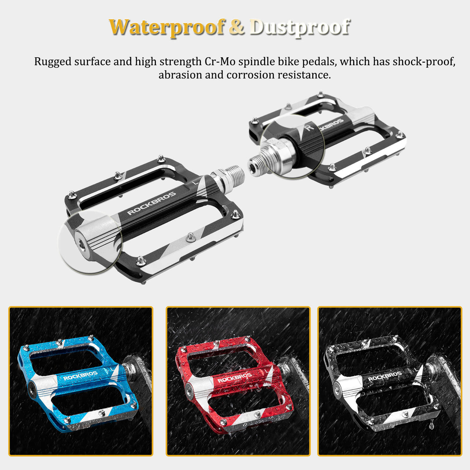 Aluminum Alloy Bearing Pedals - K306