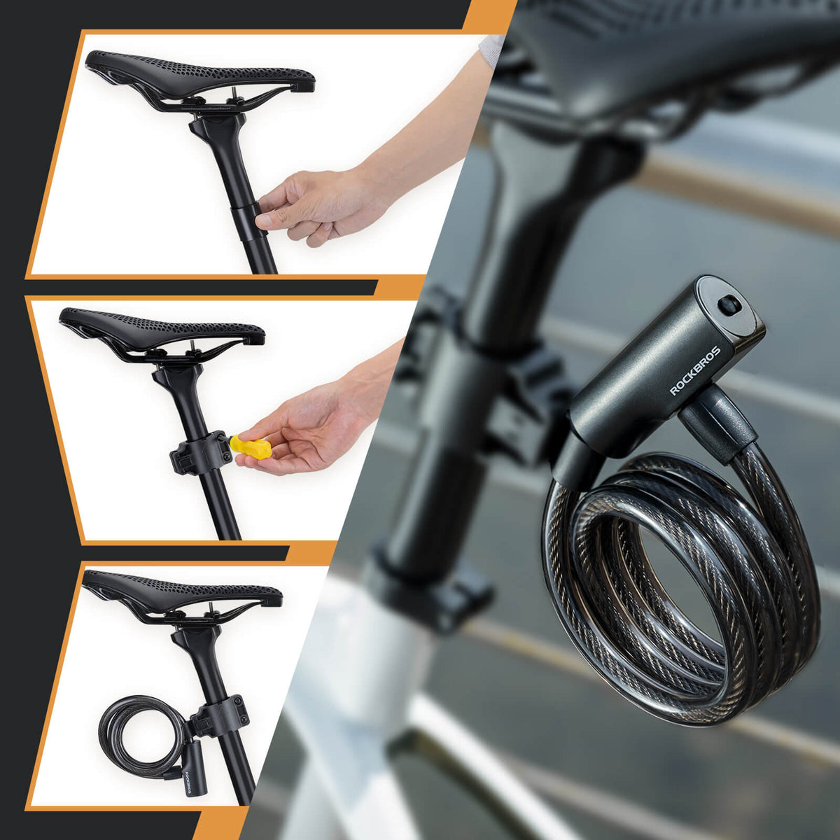 Bicycle Key Bike Lock with Key – Pike Trail