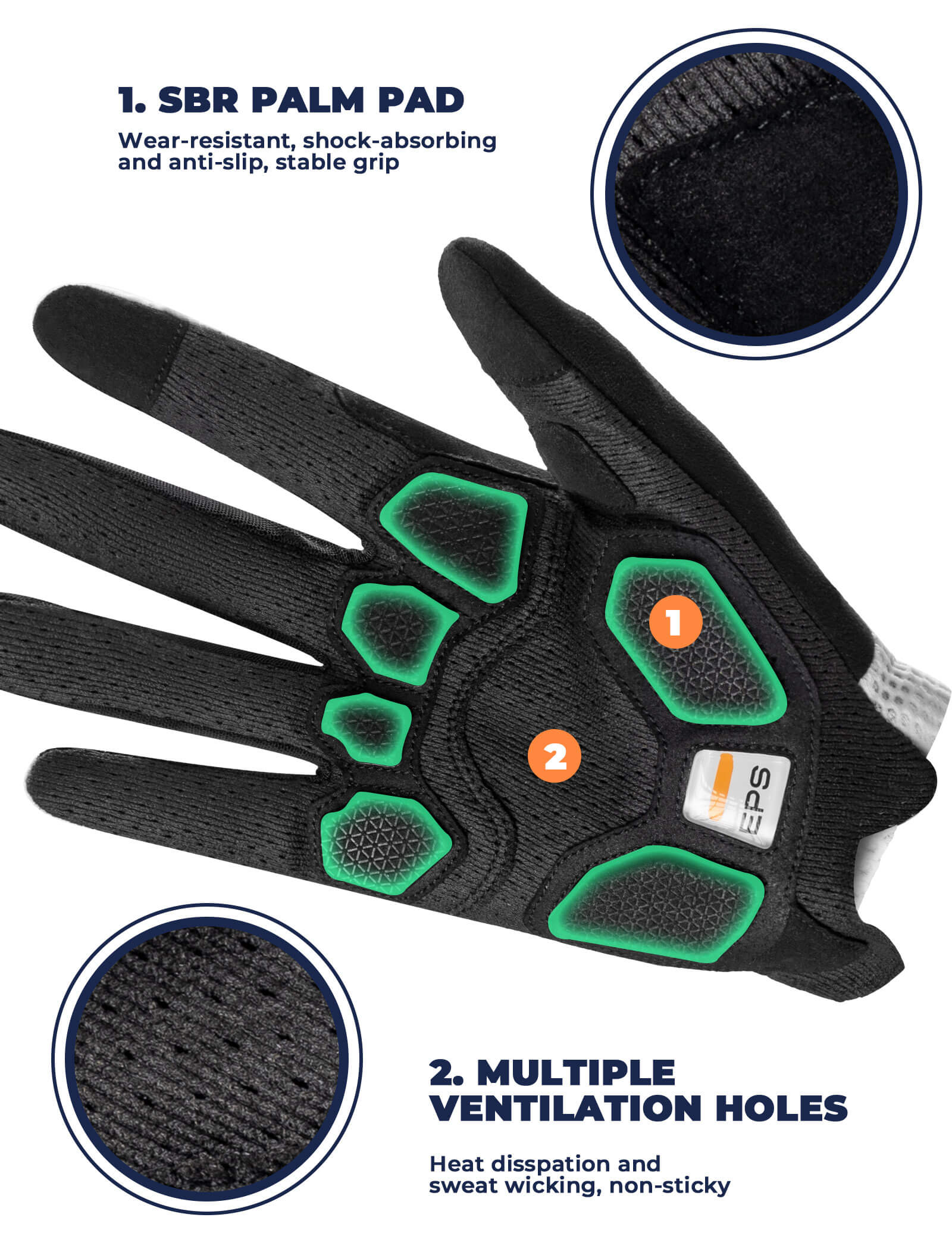ROAD TO SKY EPS Long Finger Cycling Gloves