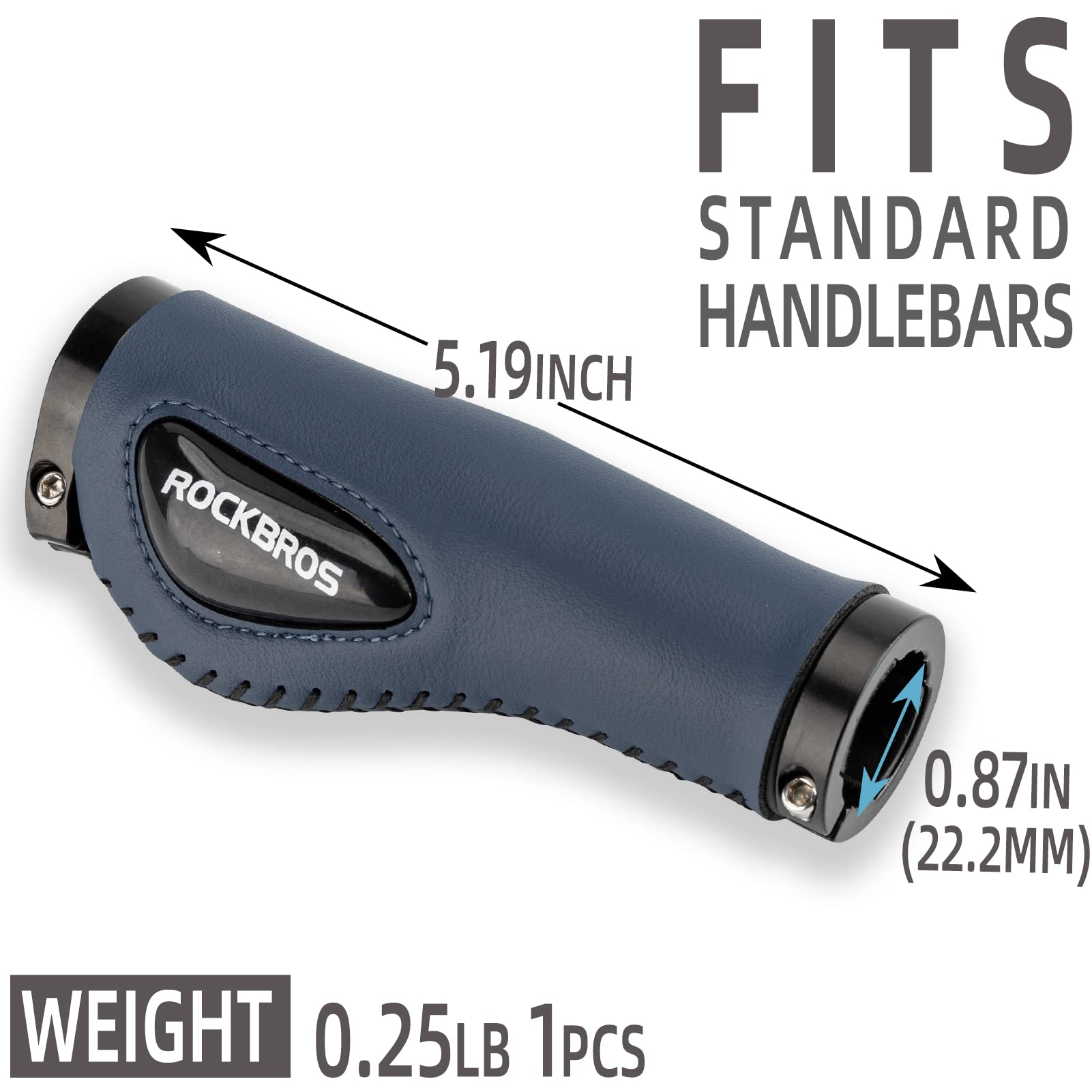 Bike Handle Grips Ergonomics Design Soft Gel Dual Lock