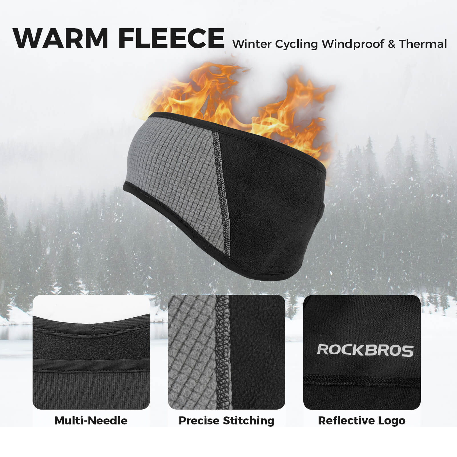 Fleece Ear Warmers Headband