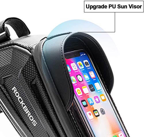 Hard-Shell Bike Top Tube Phone Bag