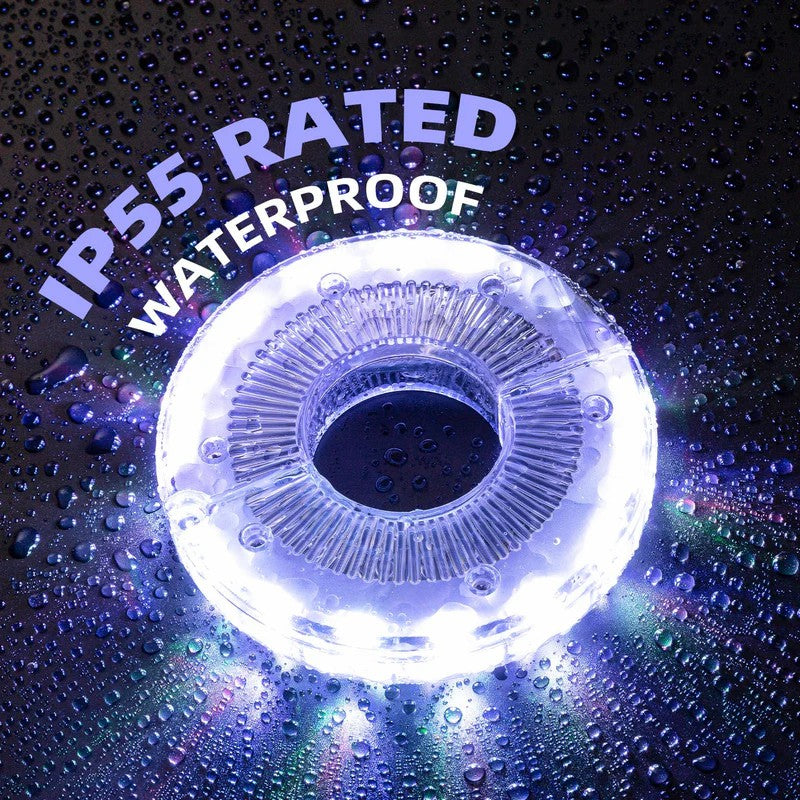 Multi Colored Bike Hub Light