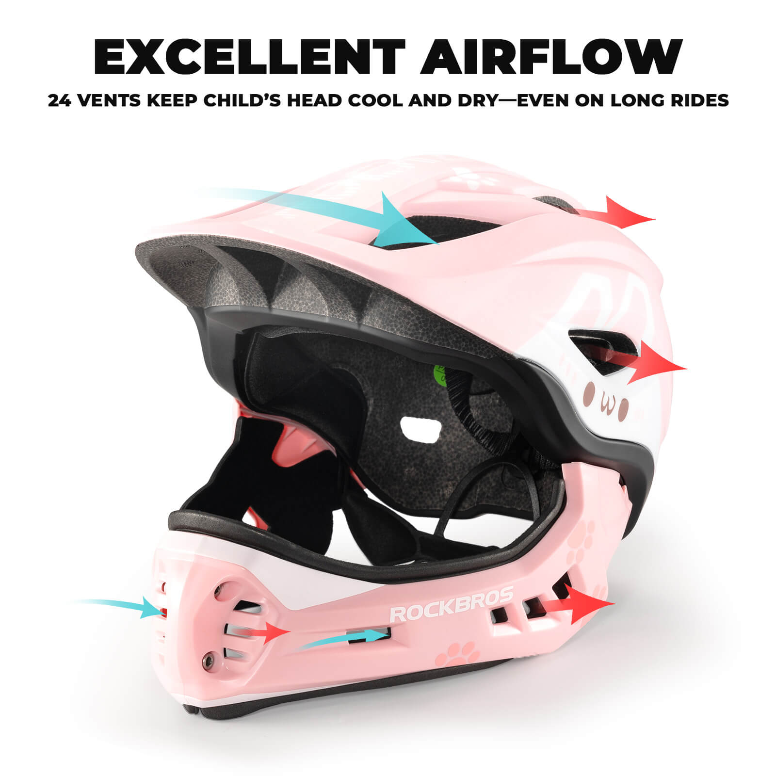 Kids Full-Face Bike Helmet