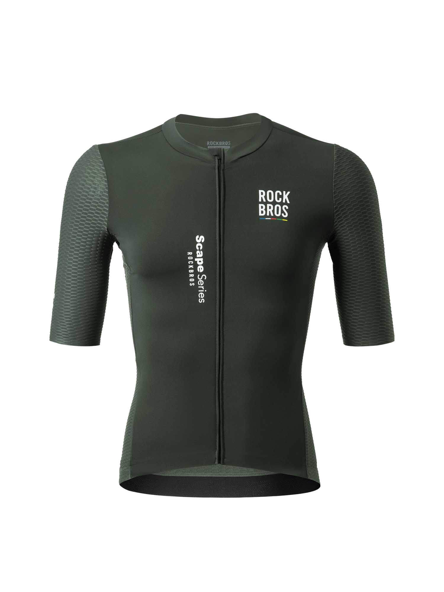 Men's ROAD-TO-SKY Quick-Dry Short-Sleeve Cycling Jersey