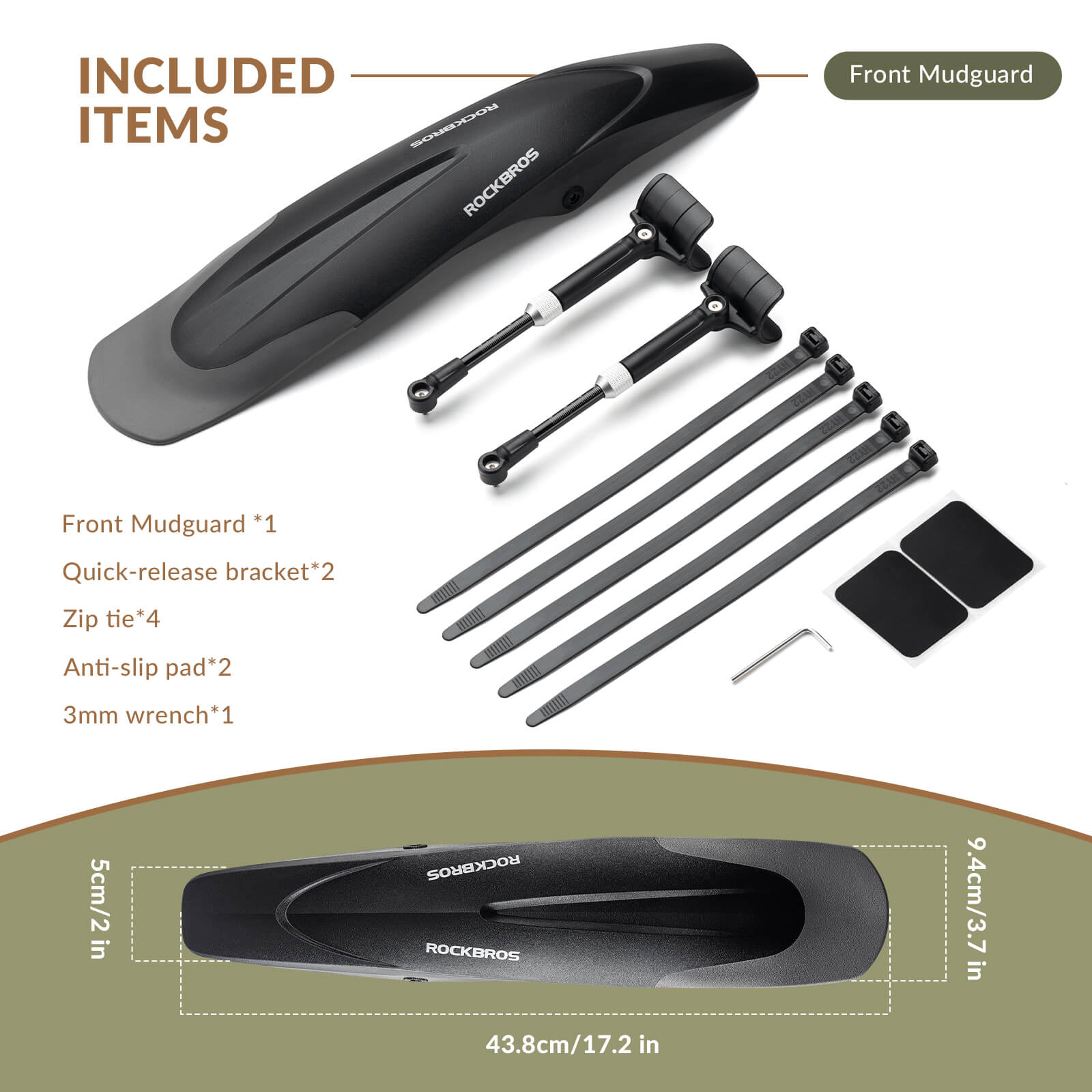 Adjustable Bike Fenders for Mountain Bikes