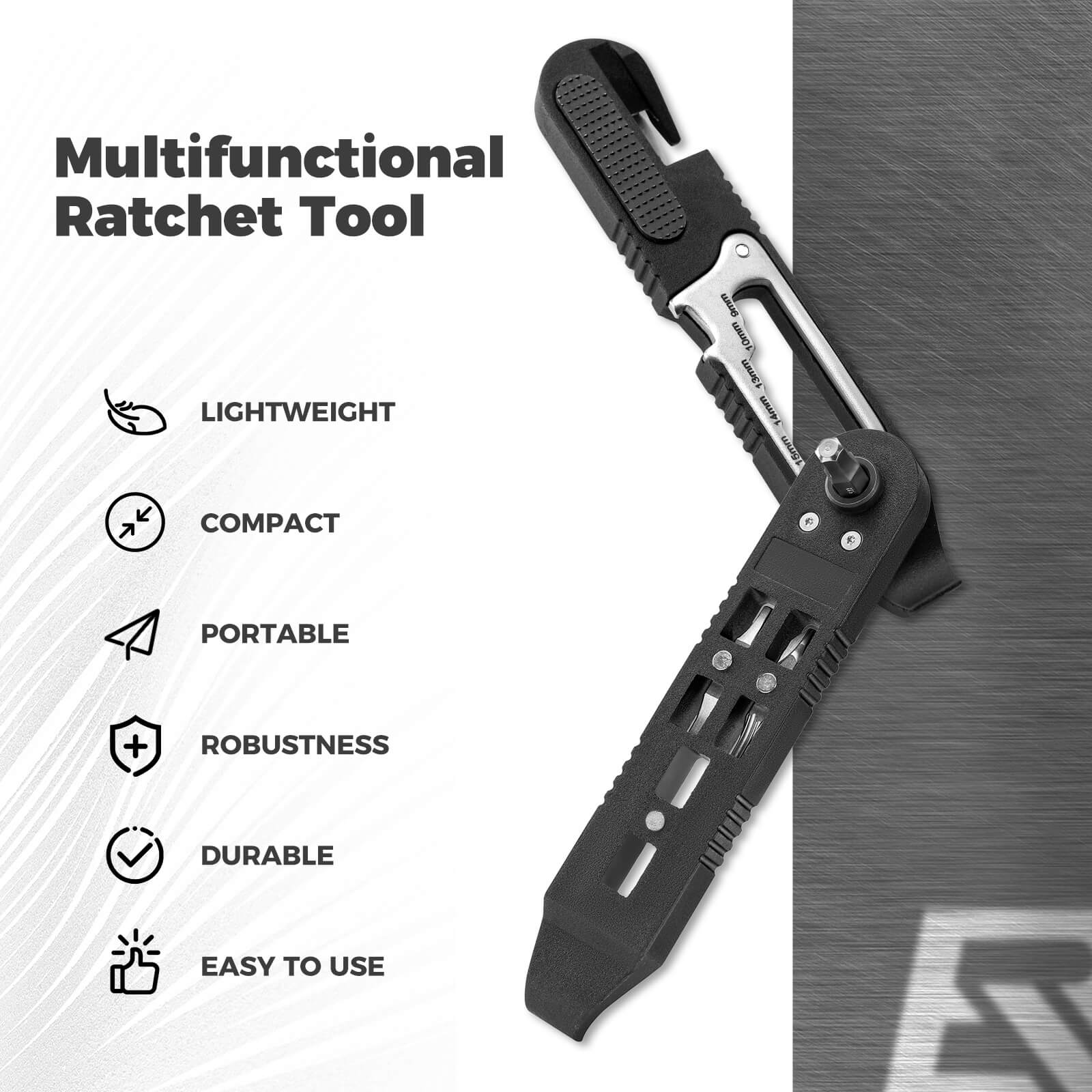Ratchet Bike Tire Lever Set