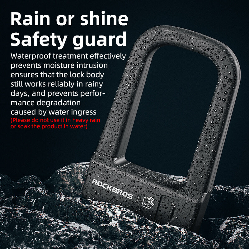 ROCKBROS Smart U-Lock NFC Bike Lock