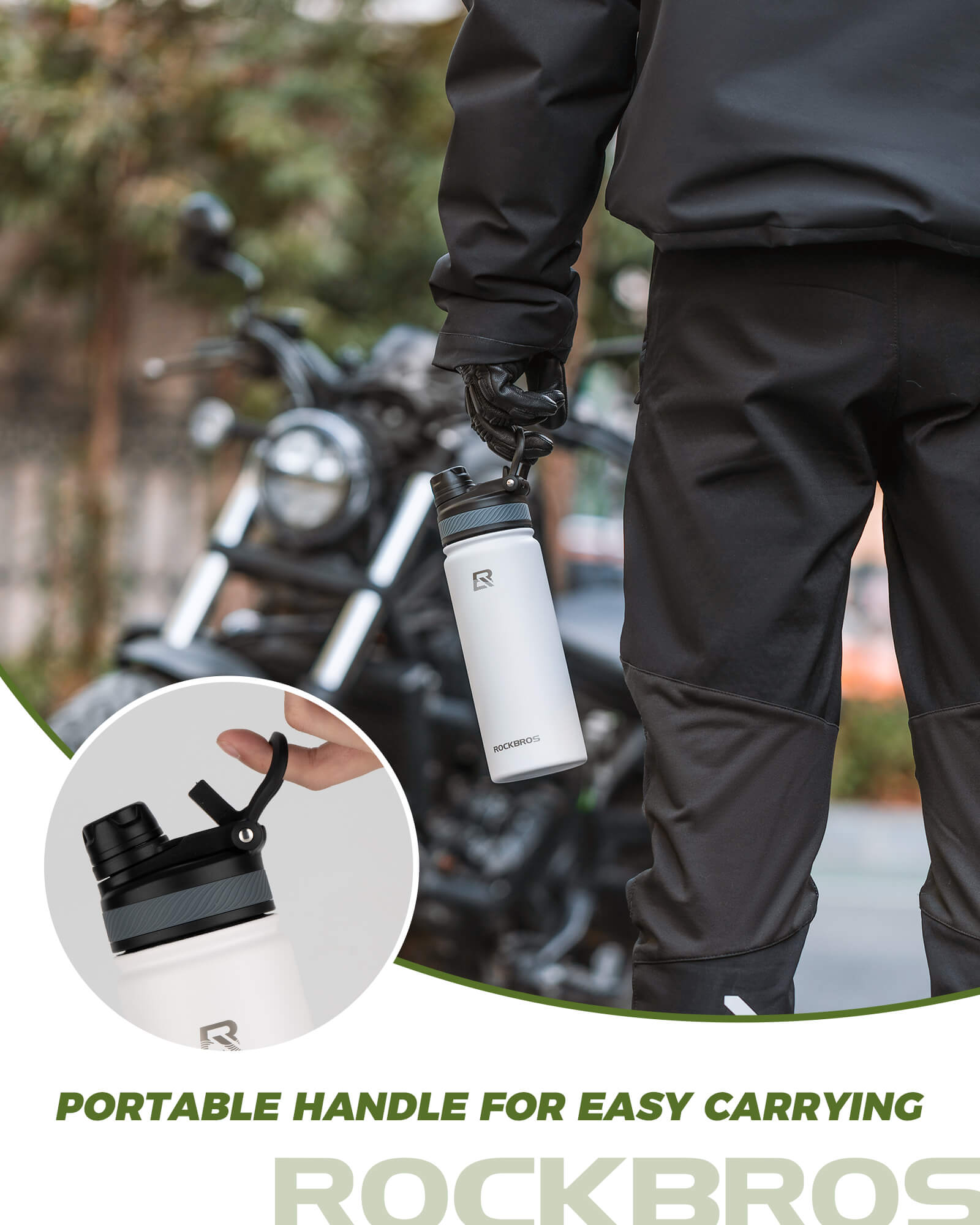 Stainless Steel Water Bottle – Large Capacity