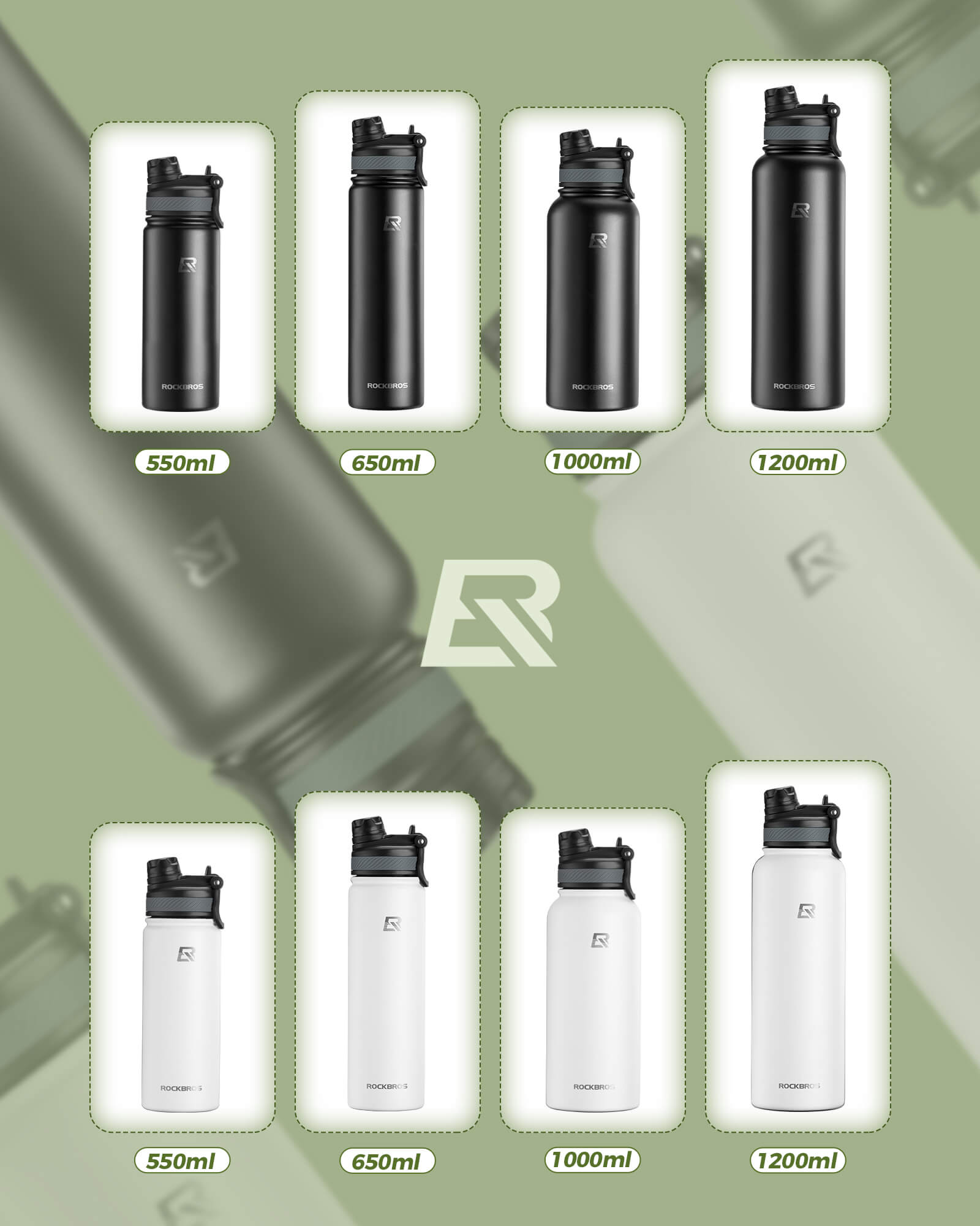 Stainless Steel Water Bottle – Large Capacity