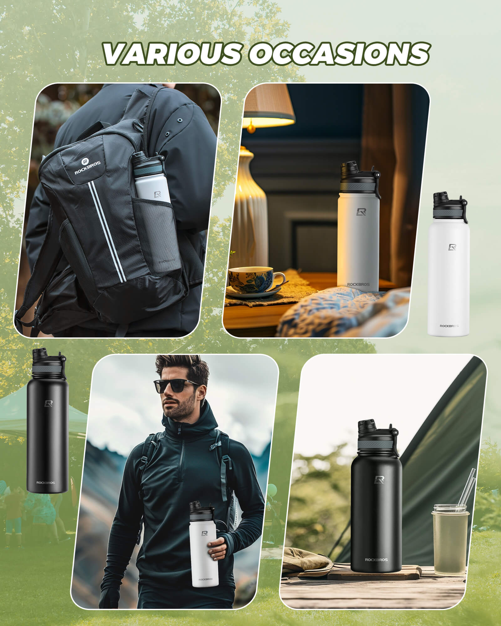 Stainless Steel Water Bottle – Large Capacity