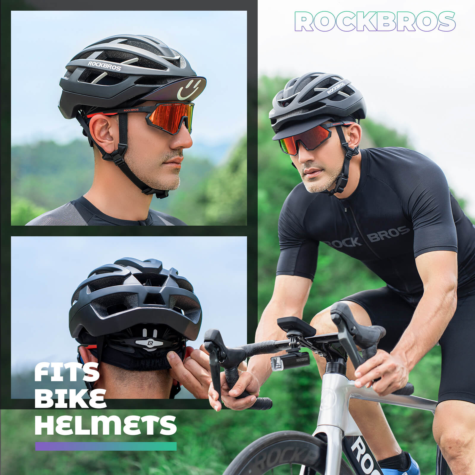 ROCKBROS Summer Cycling Cap Sun Protection Breathable Hat