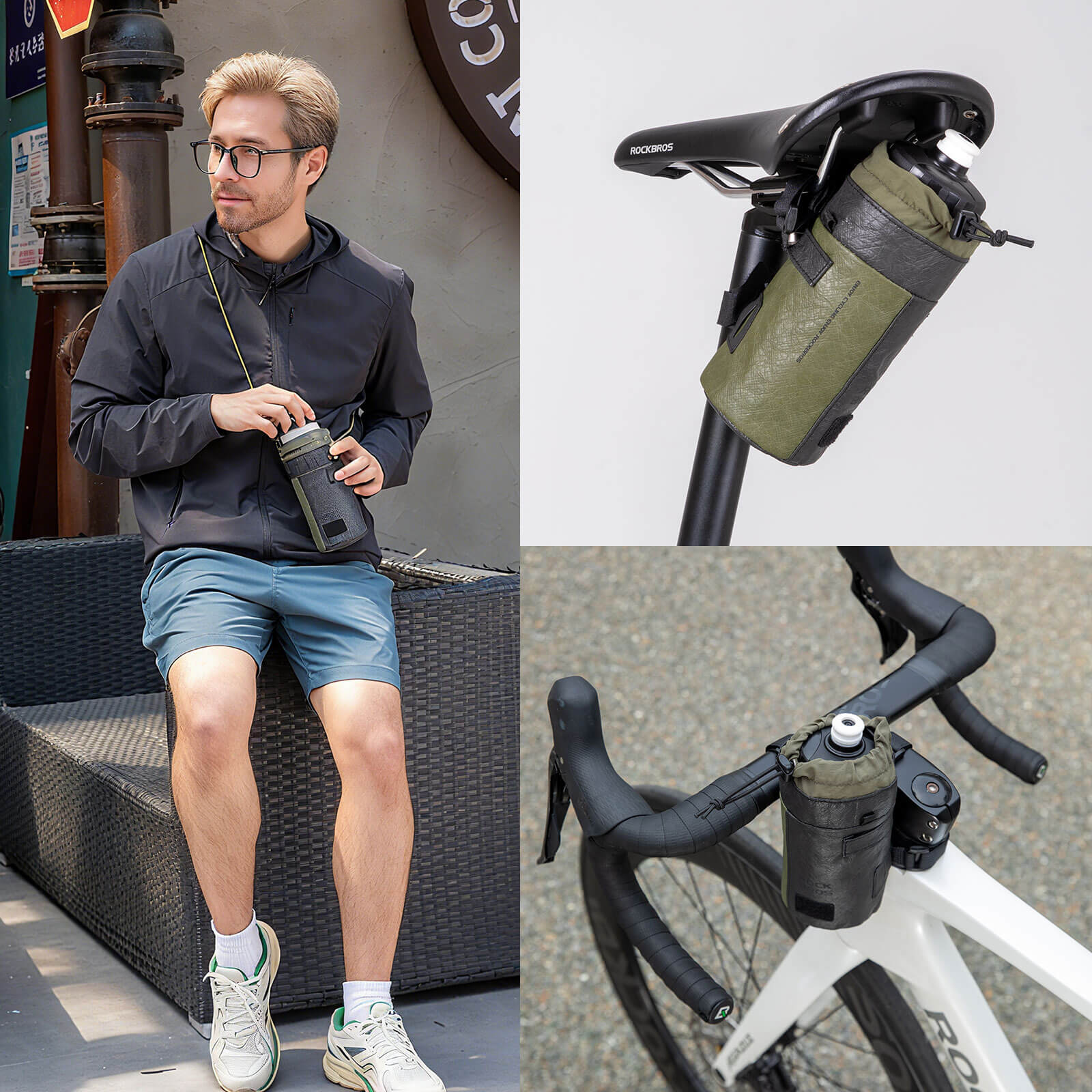 Bike Water Bottle Bag - 0.7L