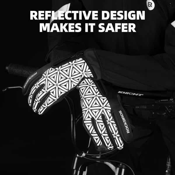 Fleece Full Finger Cycling Gloves