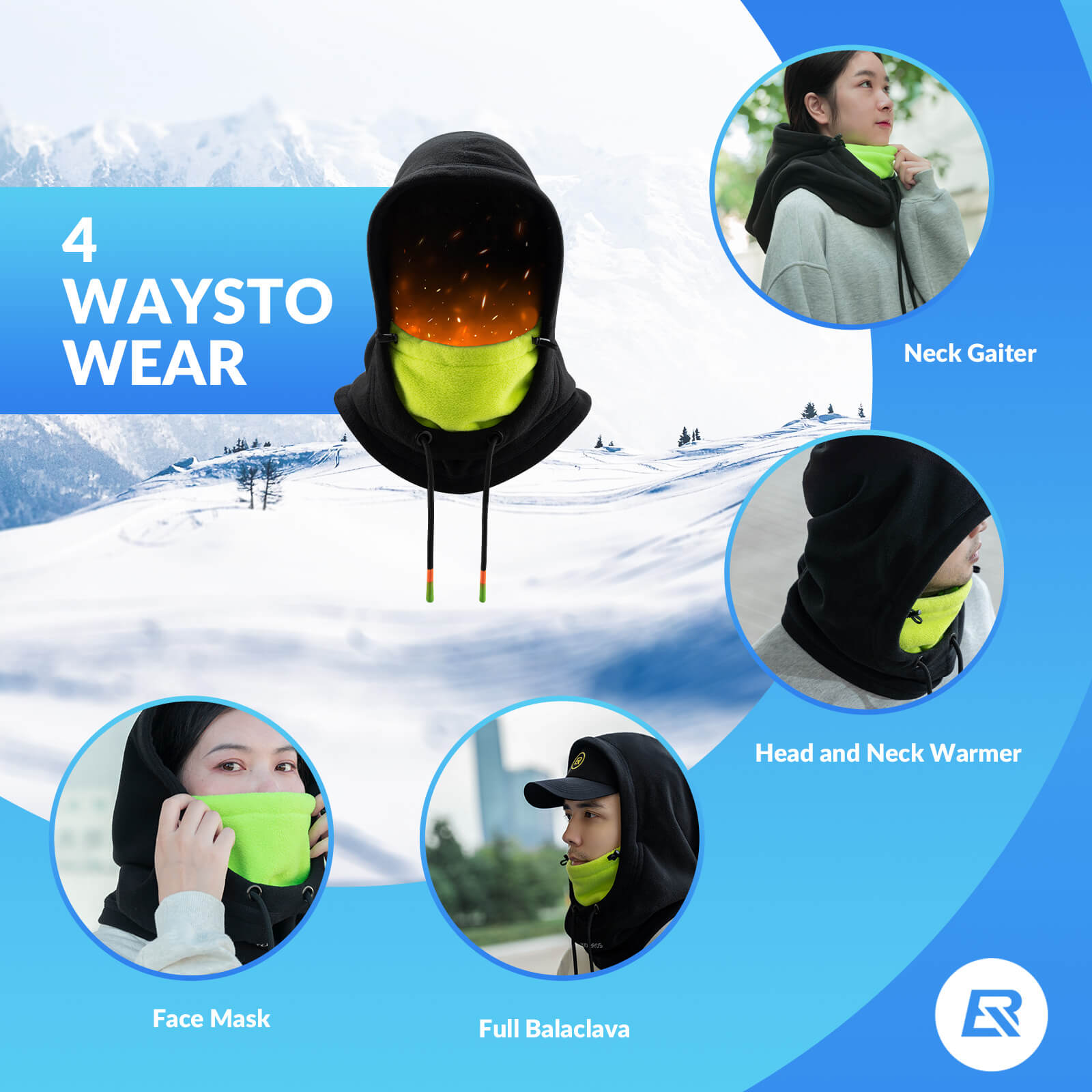 Winter Fleece Balaclava Ski Mask