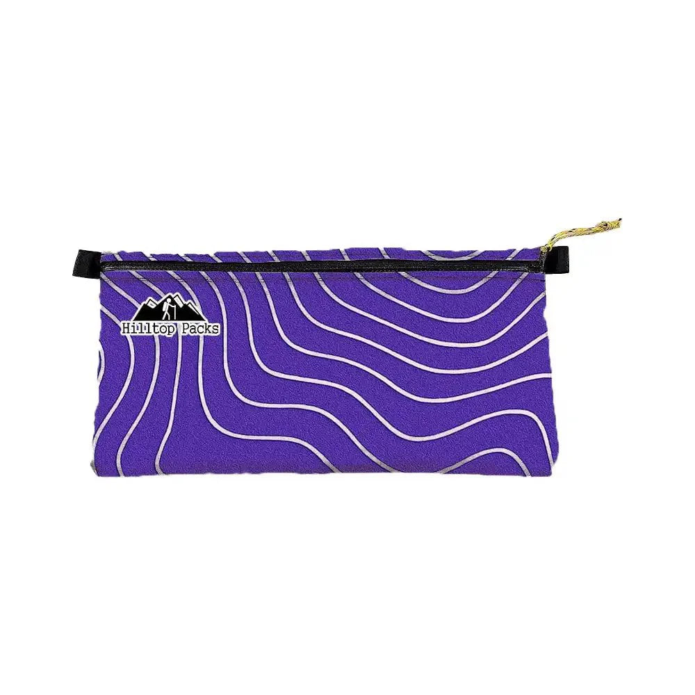 Zipper Pouches TOPO Patterns Ultralight D50T fabric