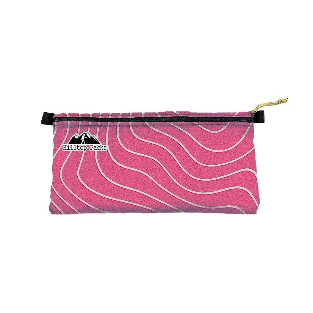 Zipper Pouches TOPO Patterns Ultralight D50T fabric