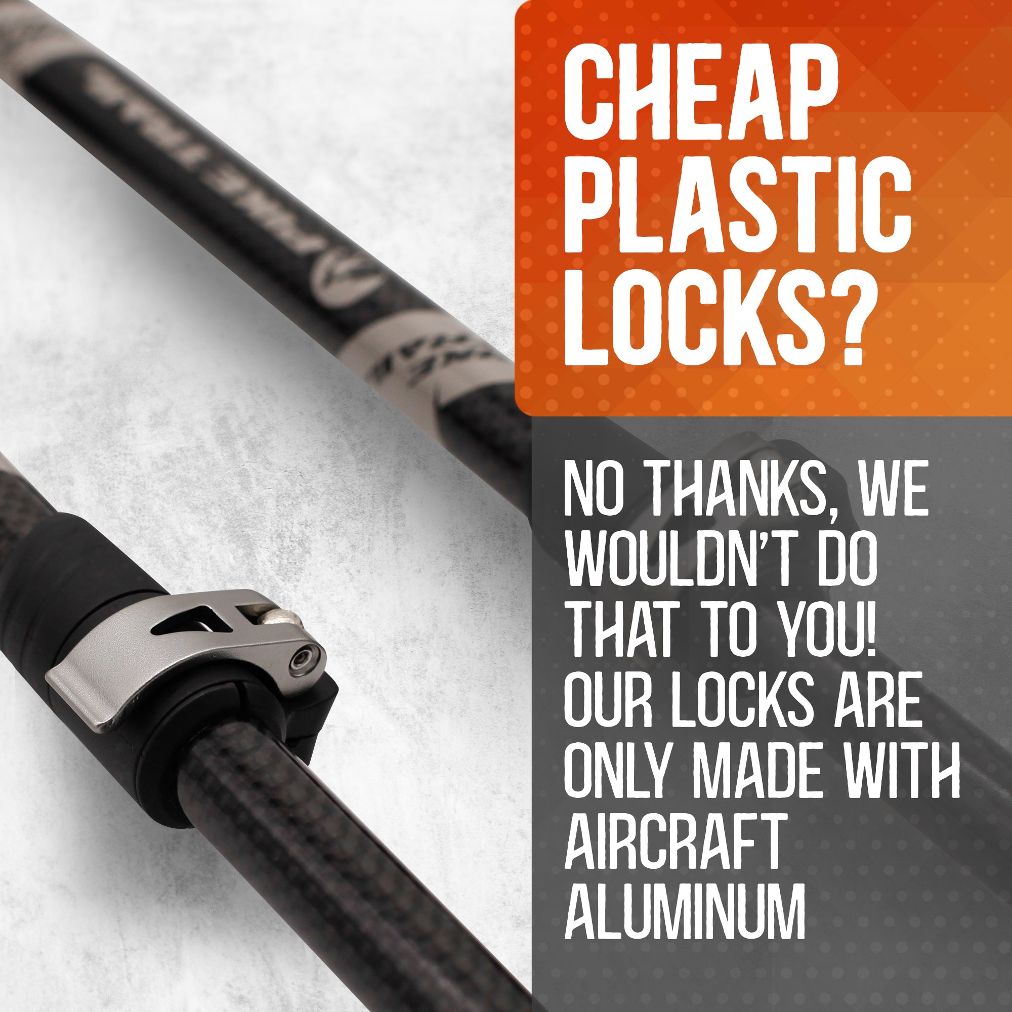 Pike Trail Carbon Fiber Trekking Poles — lightweight adjustable hiking poles, product photo 3