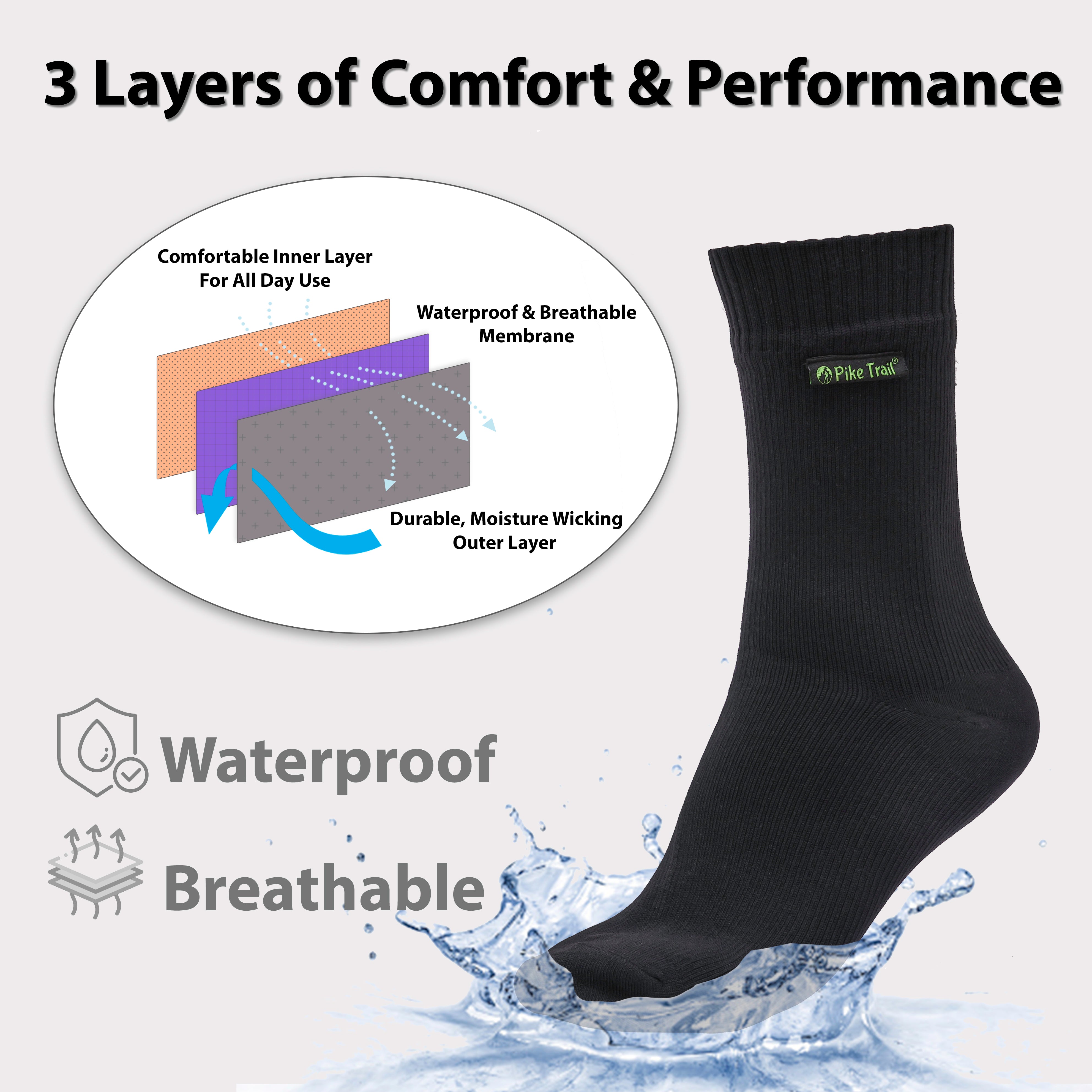 レッグウェア skylrk socks Pike Trail Waterproof Socks | Breathable, Lightweight