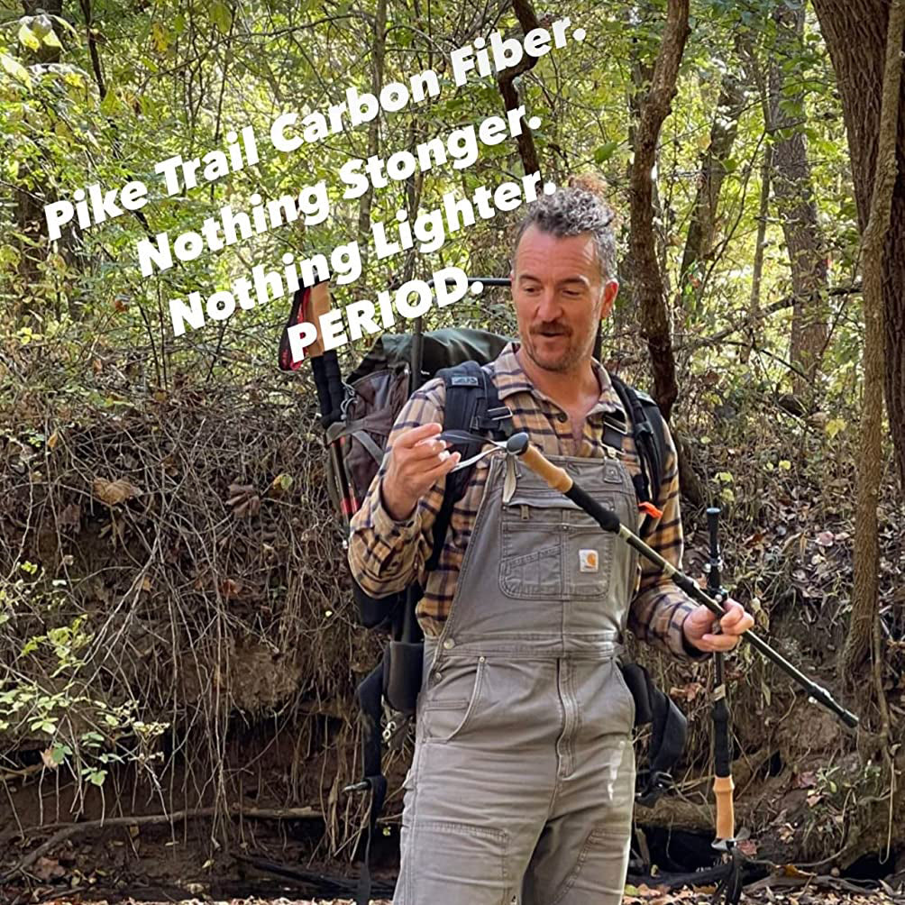 Pike Trail Carbon Fiber Trekking Poles — lightweight adjustable hiking poles, product photo 8