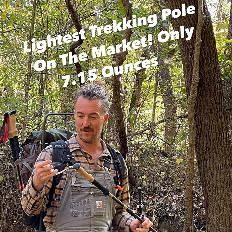 Pike Trail Carbon Fiber Trekking Poles — lightweight adjustable hiking poles, product photo 9
